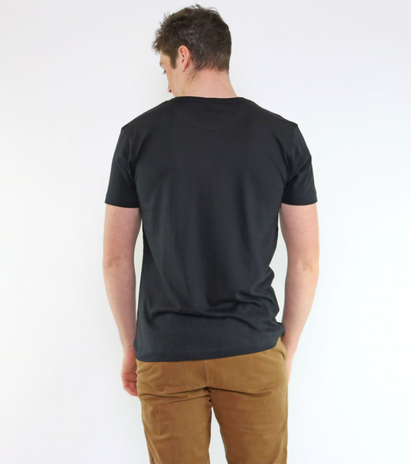 Shirt Human/Mensch Schwarz – Bild 6