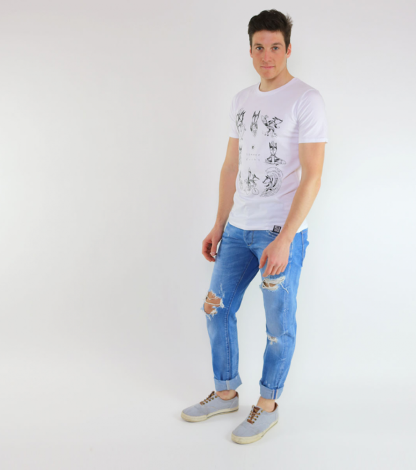 Shirt Sommerfuchs Weiß – Bild 5
