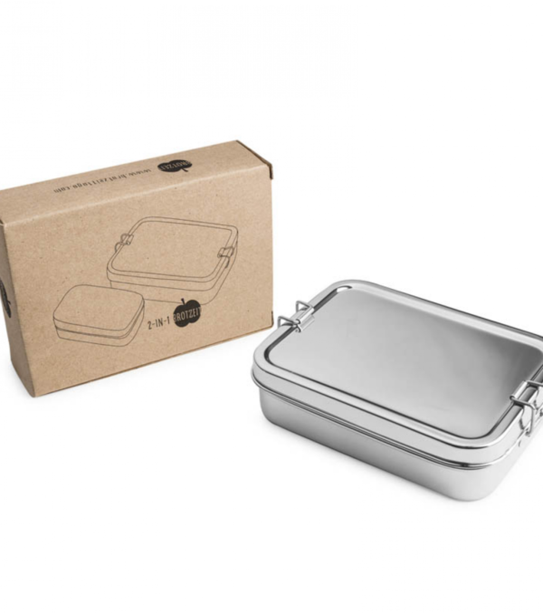 Stainless steel Lunch box 2 in 1 - Image 3