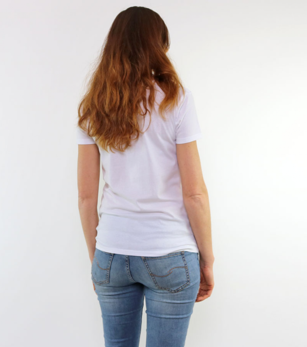 T-Shirt Sommerfuchs, Weiß – Bild 5
