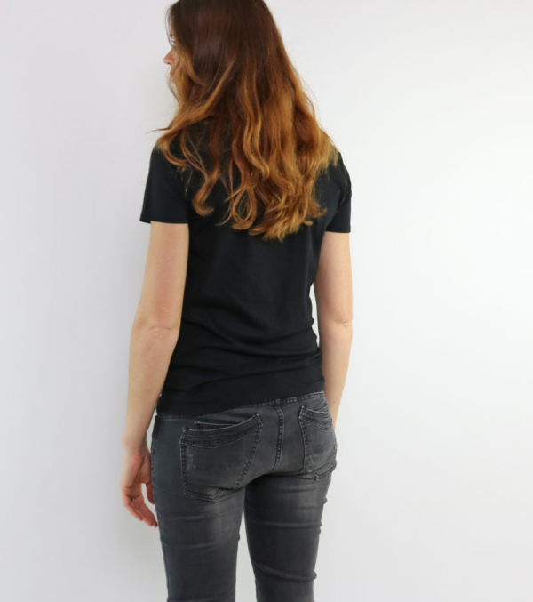 Shirt Human/Mensch Schwarz – Bild 6