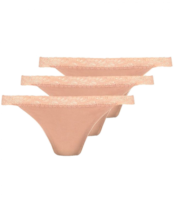 Bea Strings, 3er-Pack beige