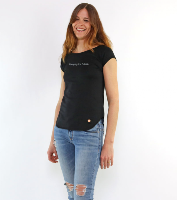 Shirt Everyday for Future, Schwarz – Bild 5