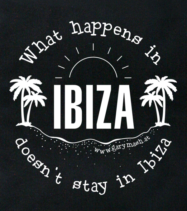 Cotton bag What happens in Ibiza - Image 2