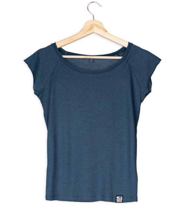 Bambus Shirt Basic Dunkelblau