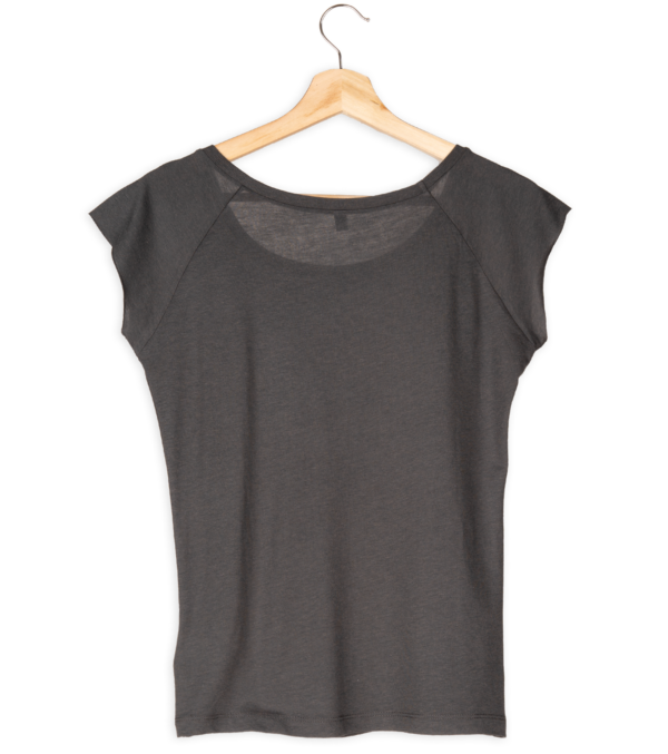 Bambus Shirt Basic Grau – Bild 3
