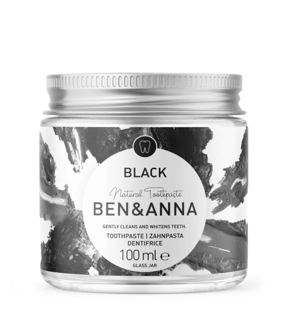 Zahnpasta im Glas, Black, 100 ml