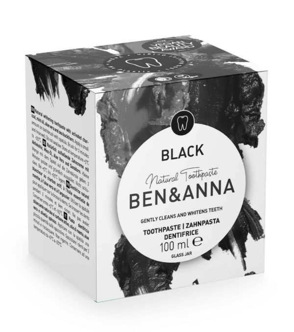 Zahnpasta im Glas, Black, 100 ml – Bild 2