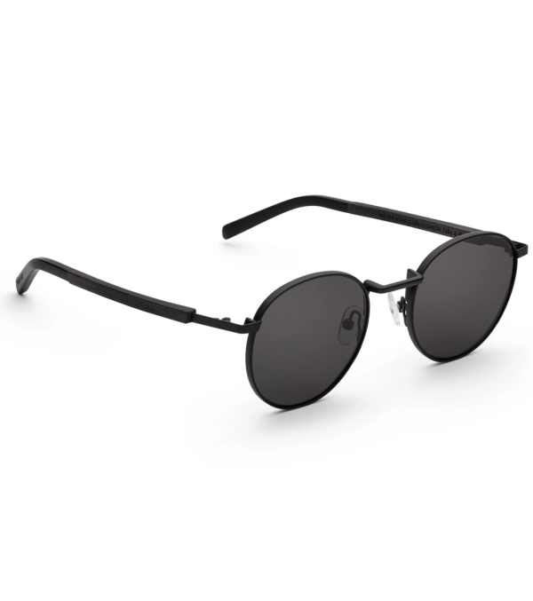 Sonnenbrille John Schwarzes Eichenholz – Bild 2