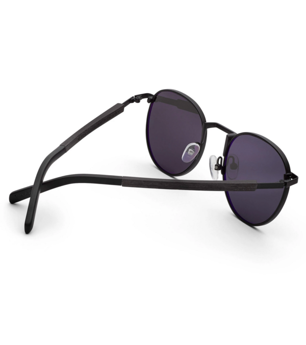 Sonnenbrille John Schwarzes Eichenholz – Bild 3