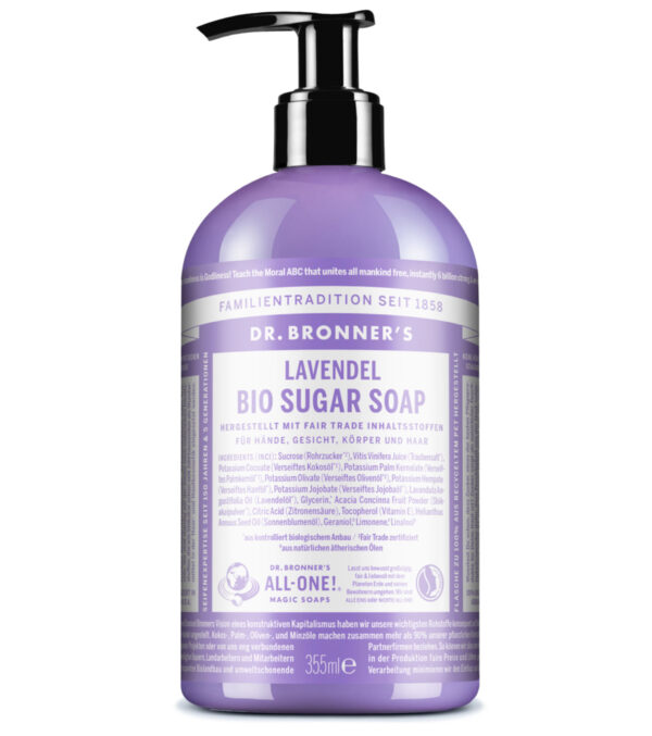 Sugar Soap Lavender, 355 ml