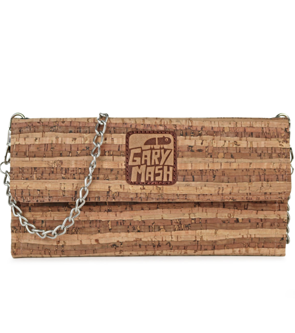 Cork wallet Dallas with chain
