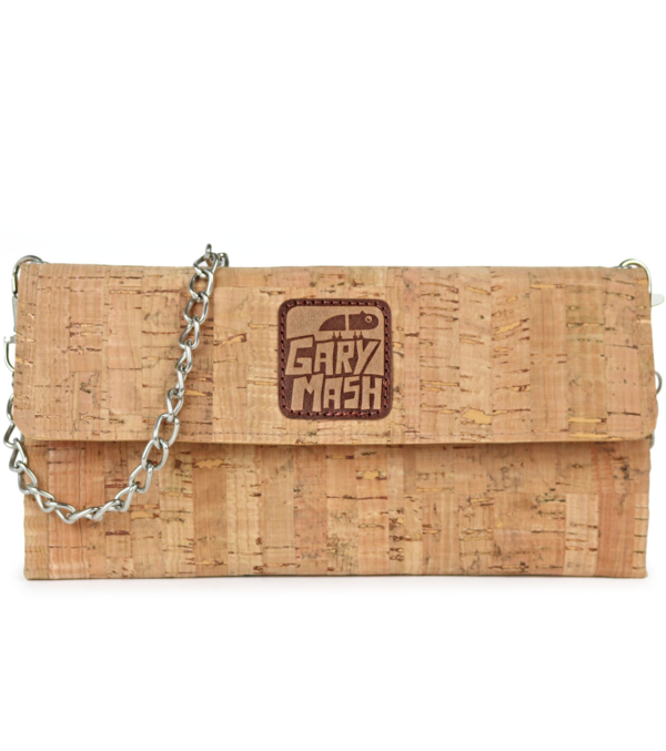 Cork wallet Seattle with chain
