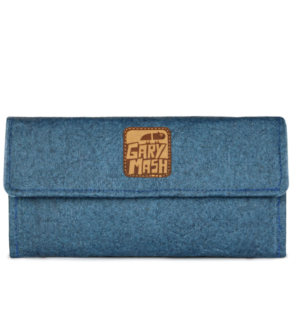 Piñatex® Geldbörse Denim blue