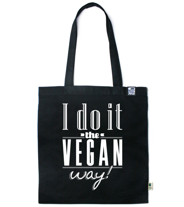 Cotton bag I do it the vegan way