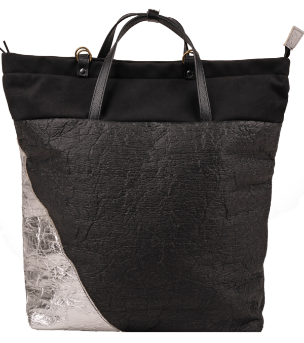 JANE Allrounder, Piñatex Black & Silver - Image 3