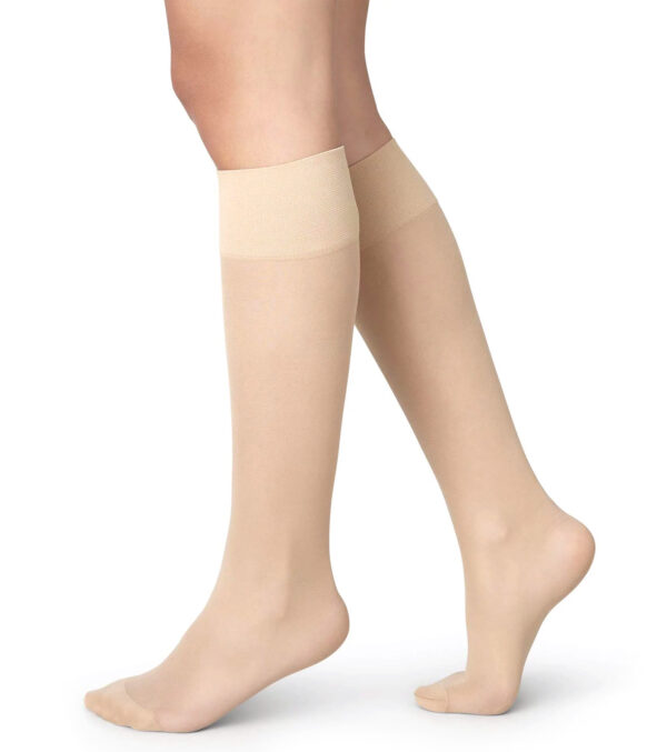 Kniestrümpfe Bea sand, 30 den