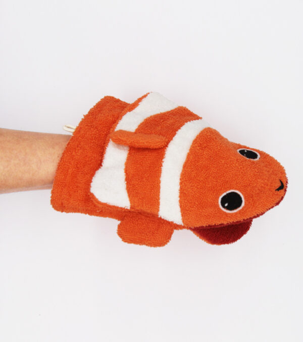 Flauschiger Waschlappen Clownfisch – Bild 2