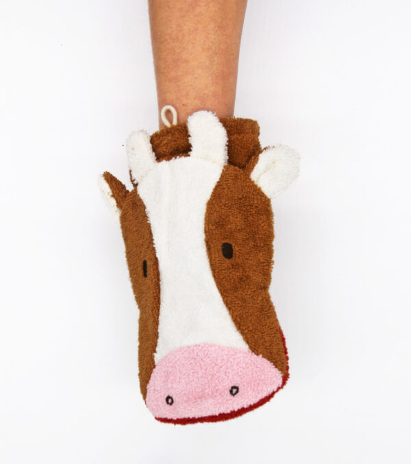 Fluffy Washcloth Cow - Image 2