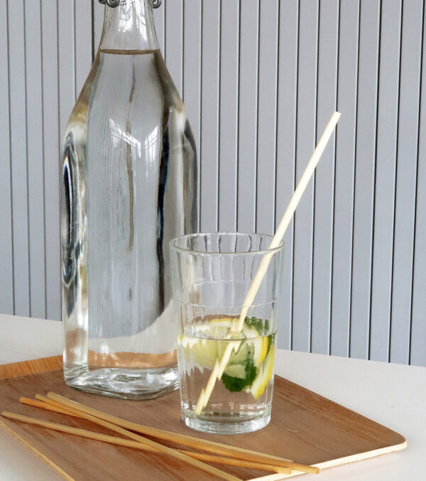 Compostable Wheat Straws, 60 pcs. - Image 2