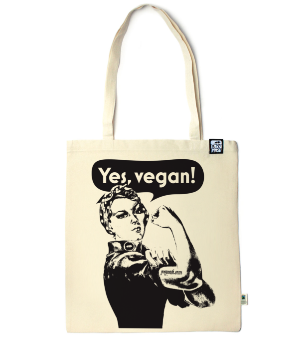 Cotton bag Yes, vegan!