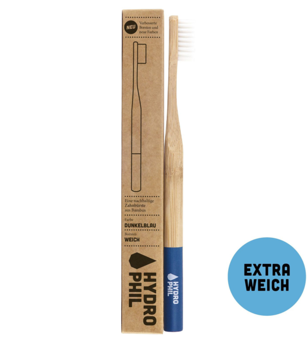 Bamboo ultra soft toothbrush blue