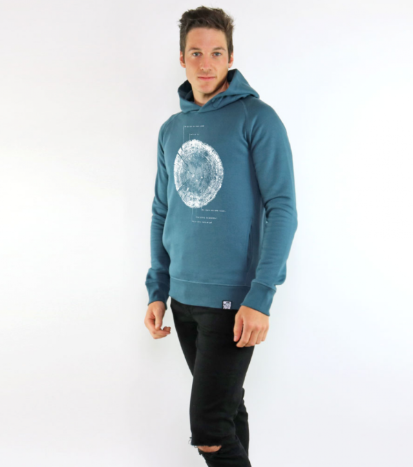 Hoody Liferings Petrol blue