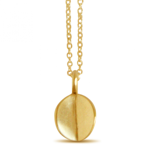 Necklace Folded, brass - Image 2