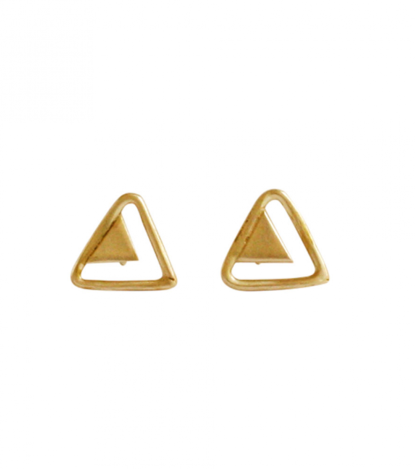 Ohrringe Double Triangle