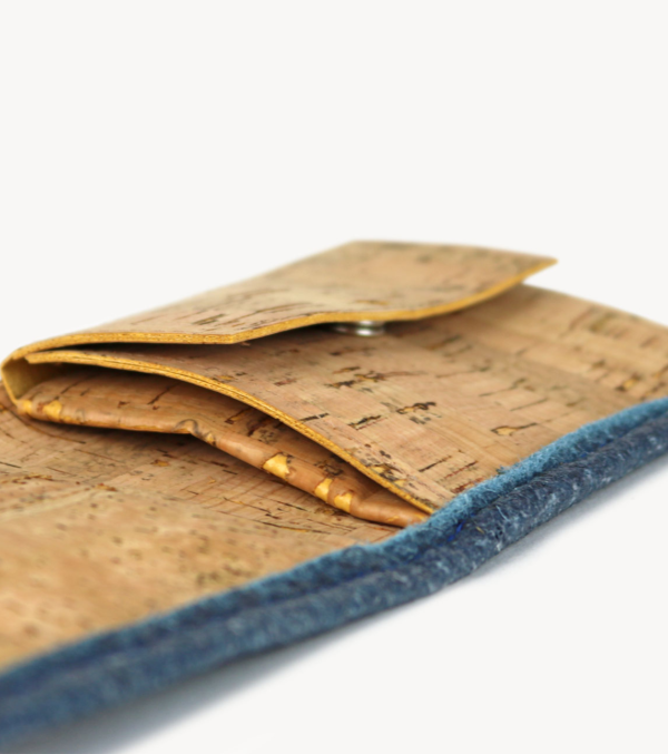 Piñatex® Wallet Denim blue - Image 6