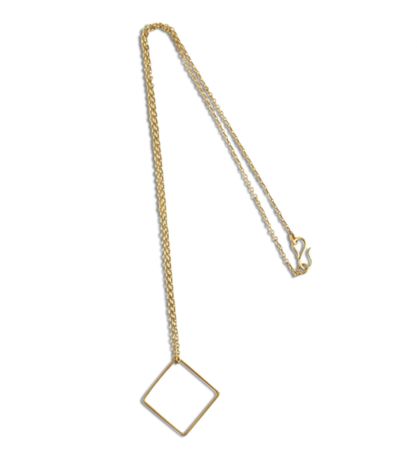 Necklace Single Shape Square