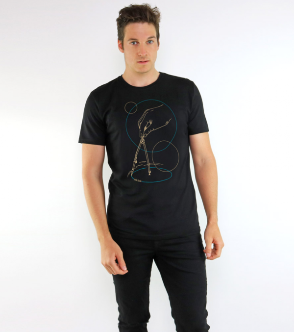 Shirt Runde Sache Schwarz – Bild 3