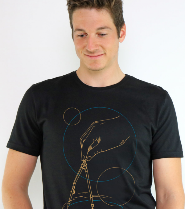 Shirt Runde Sache Schwarz – Bild 2