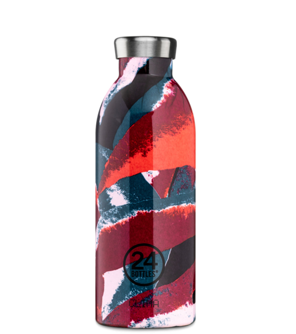 0,5l Thermos Bottle Flower Flame
