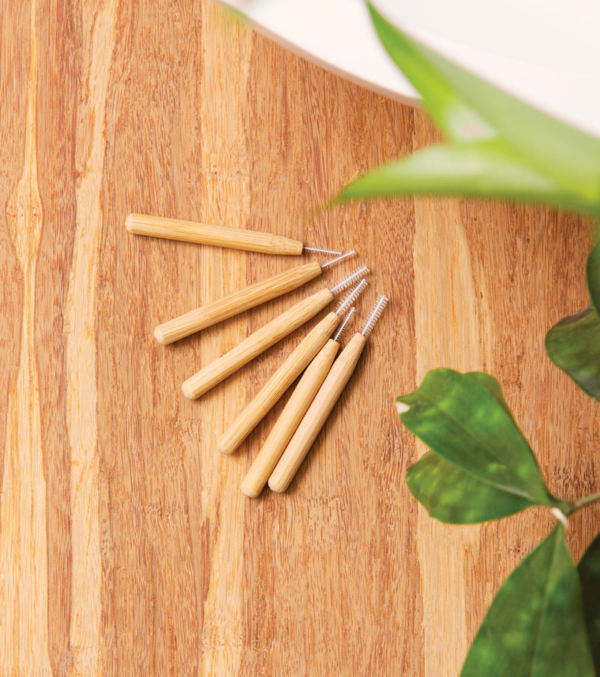 Interdental brushes made of bamboo, 6 pieces - Image 2