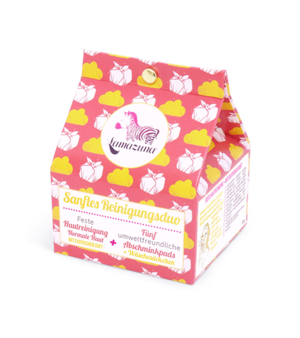 Cleaning duo - Firm face cleaning; washable make-up removal pads - Image 2
