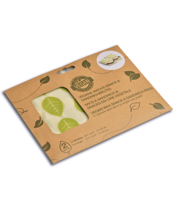 Vegan wax sandwich and snack bags