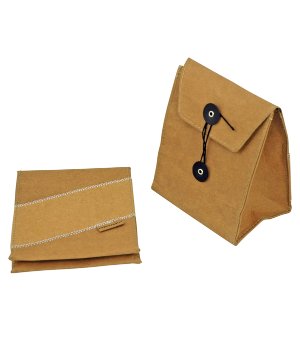 Lunchbag aus Papier braun, klein – Bild 4