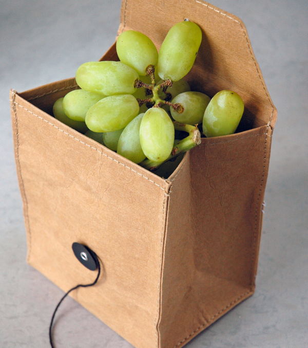Lunchbag aus Papier braun, klein – Bild 2