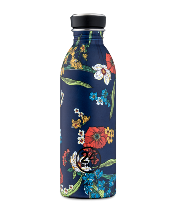 0,5l Drinking Bottle Denim Bouquet