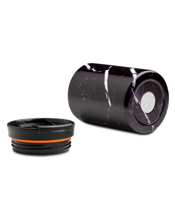 600ml Travel Tumbler Black Marble - Image 2