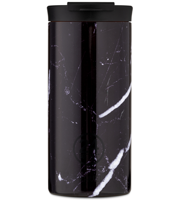 600ml Travel Tumbler Black Marble