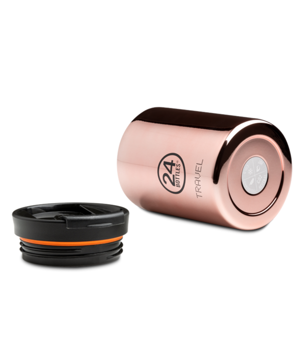 350ml Travel Tumbler Rose Gold - Image 3