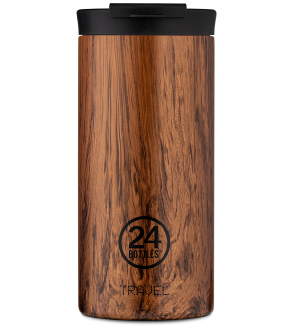 600ml Travel Tumbler Sequoia Wood