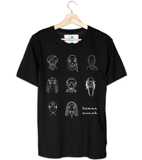 Shirt Human/Mensch Schwarz