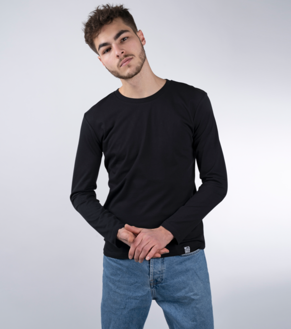 Classic Longsleeve Shirt black - Image 2
