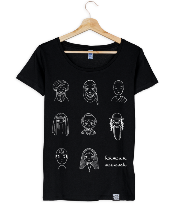 Shirt Human/Mensch Schwarz