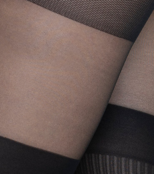 Tights Dagmar Over knee, Black - Image 3