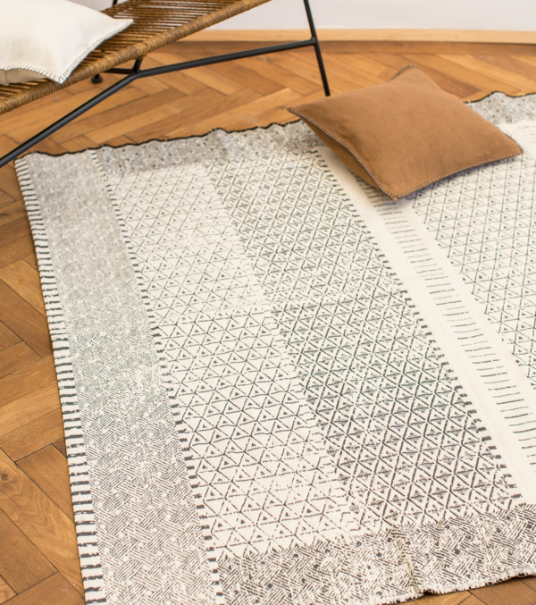 Teppich Marokko mit Saum, 150 x 200 cm – Bild 3