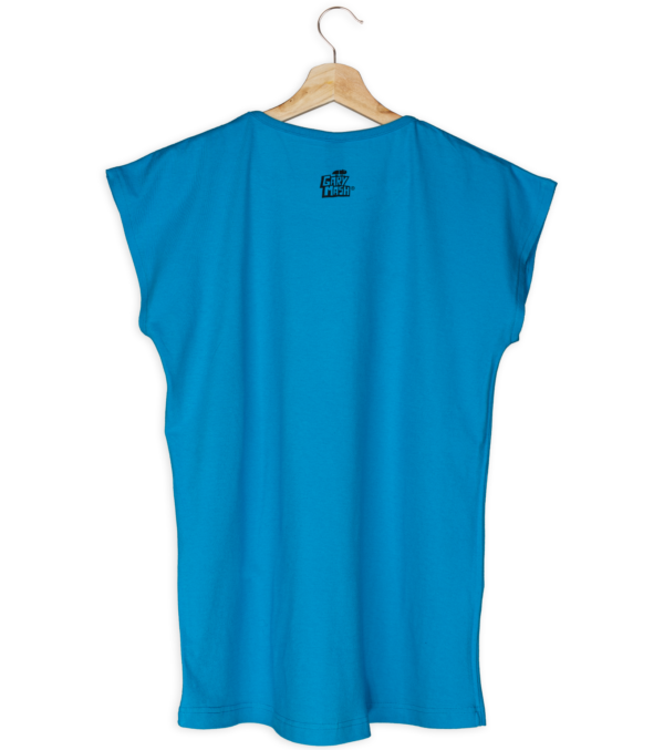 Basic Unisex-Shirt in kräftigem Blau – Bild 3